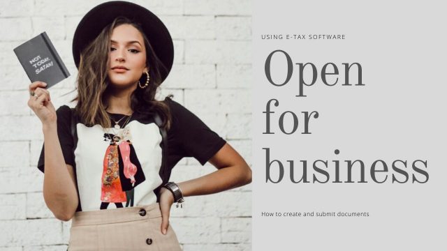 Open for business_e-taxを使って、個人の開業・廃業等届出書を作成する方法